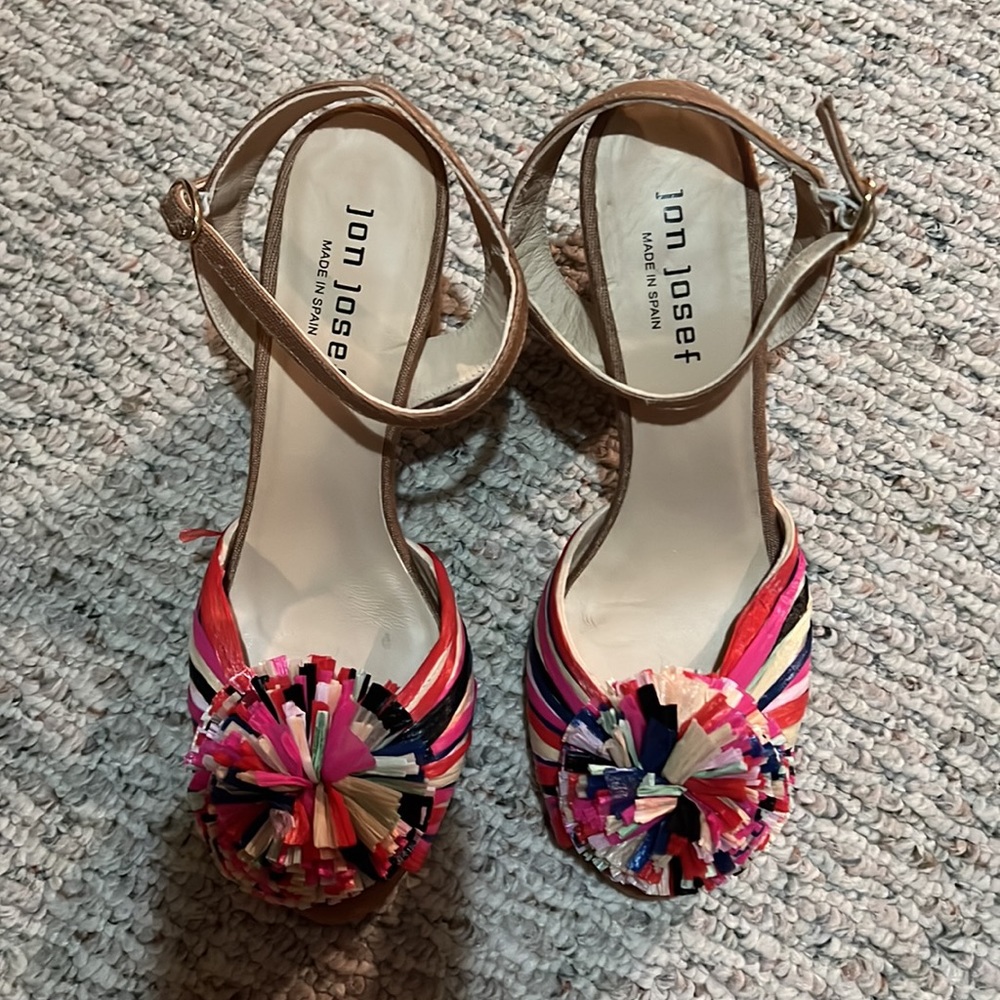 Jon Josef pompom shoes size 6.5 - Picture 3 of 8